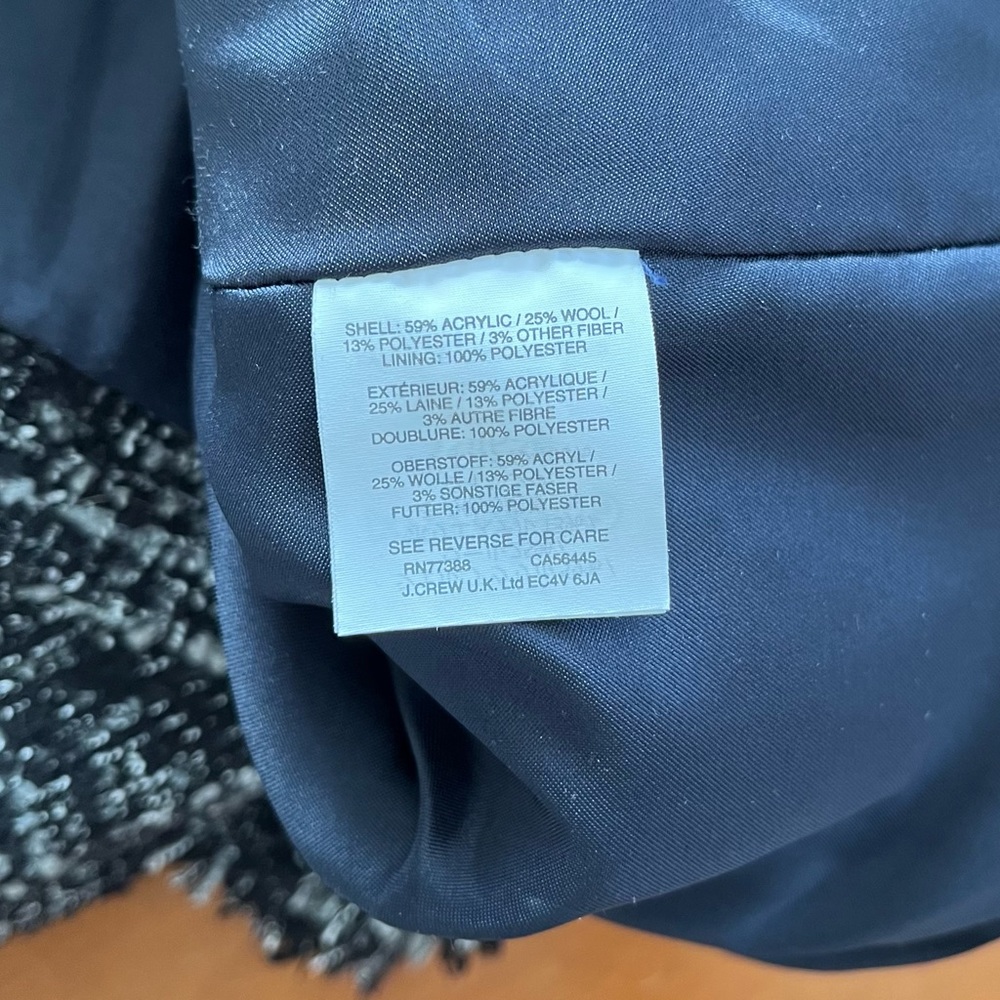 J. Crew Tweed Swing Coat - Picture 6 of 7